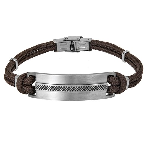 Ανδρικο Βραχιολι Anoξειδωτο Ατσαλι Ascot Bg/8307K