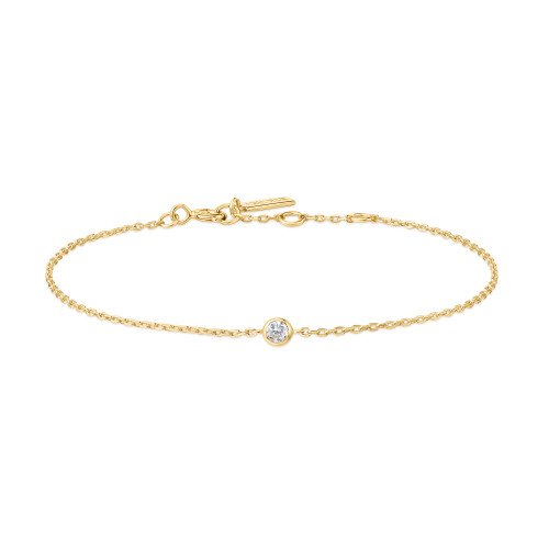 Gold Sparkle Bezel Βραχιόλιαα