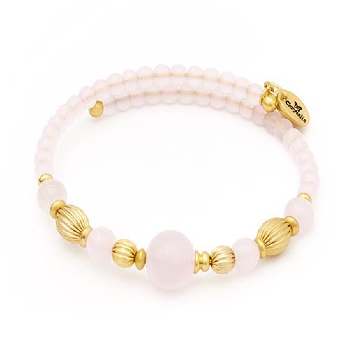 Βραχιολι Ορυχαλκινο Chrysalis Gaia Summer Pink Crbw0006Gppigl