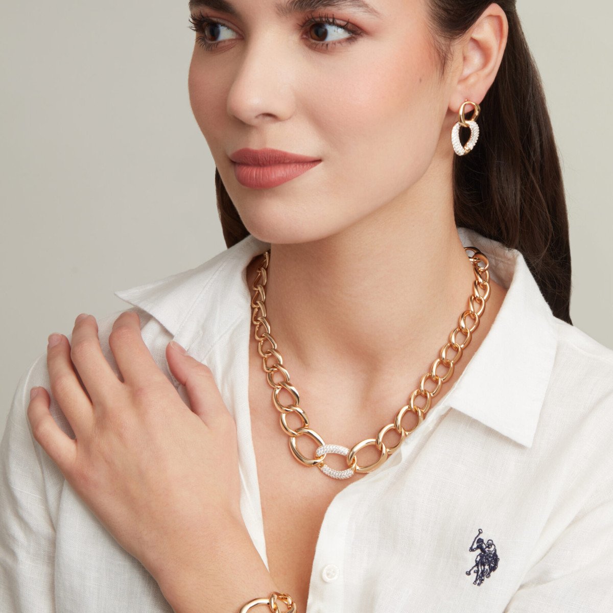 Κολιέ US POLO JW2243NK