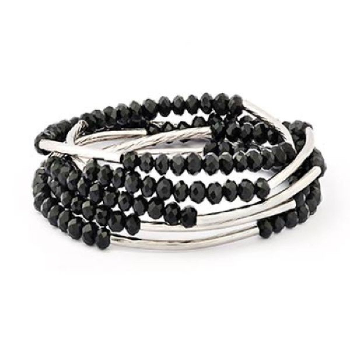 CHRYSALIS ΒΡΑΧΙΟΛΙ ΟΡΕΙΧΑΛΚΟΣ FRIENDSHIP OBSIDIAN BLACK SELFBELIF CRWF0001SP-G