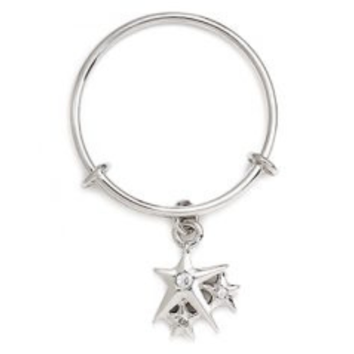 Chrysalis Δαχτυλιδι Απο Ορειχαλκο Charmed Luck Star Expandable Crrt0207Sp
