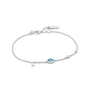 Turquoise Discs Βραχιόλιαα