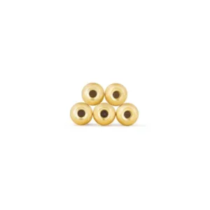 GOLD REPLACEMENT EAR BARBELL BALL X5